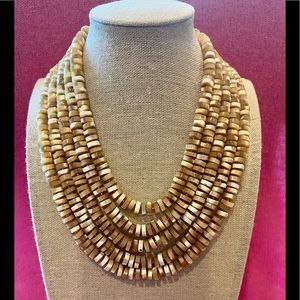 R.J. Graziano Mother of Pearl Necklace, New With Tags